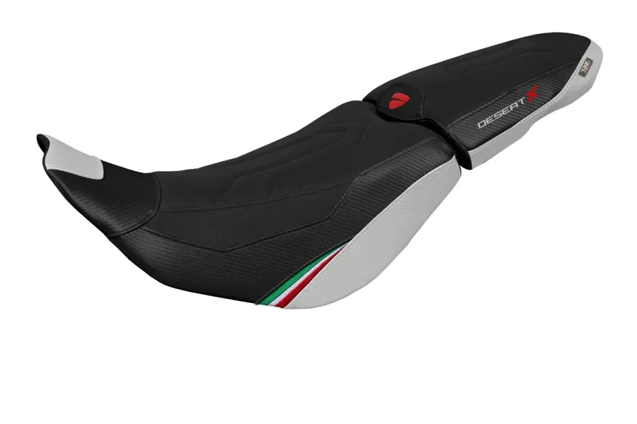 Rivestimento sella compatibile - Ducati Desert-X 2022-2025 - mod Thar Trico Ultragrip Comfort System
