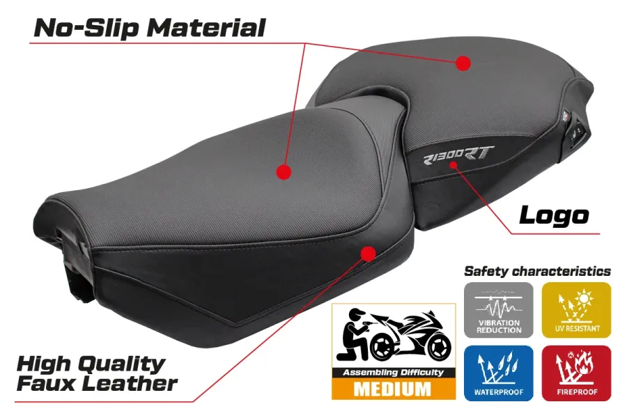 Seat cover compatible - BMW R 1300 RT 2025-2026 - mod Bethel