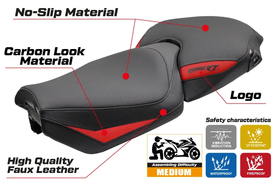 Housse de selle compatible - BMW R 1300 RT 2025-2026 - mod Bethel
