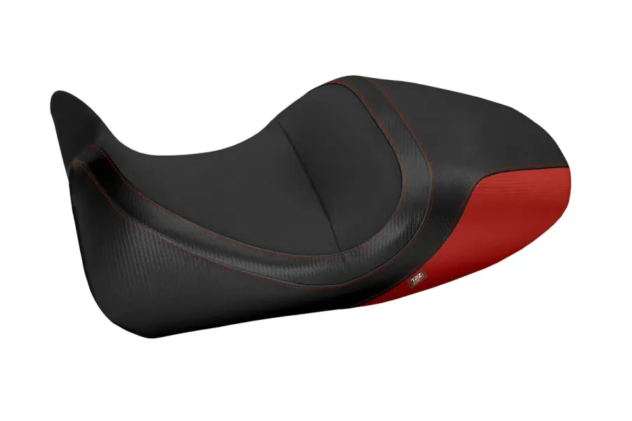 Housse de selle compatible - Ducati Diavel 2014 - 2018 - mod Imola 1 velours
