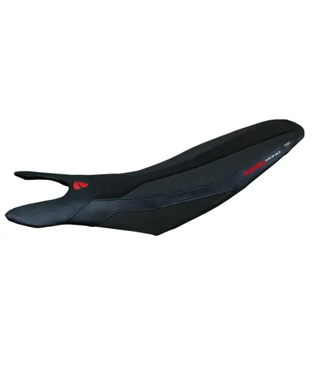 Funda de asiento compatible - Ducati Hypermotard 698 Mono  2024-2026 - mod Cairoli Velvet Ultragrip