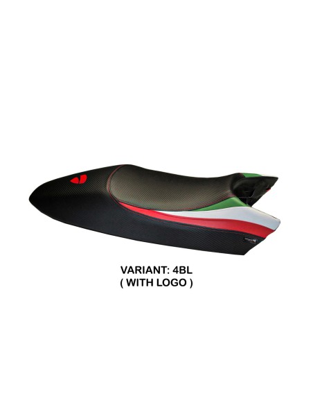 Funda de asiento compatible con Ducati Monster (94-07) modelo Tricolore