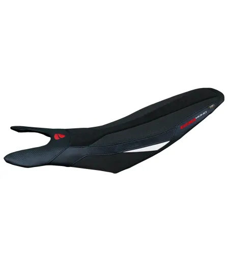 Housse de selle compatible - Ducati Hypermotard 698 Mono  2024-2026 - mod Cairoli Velvet Ultragrip
