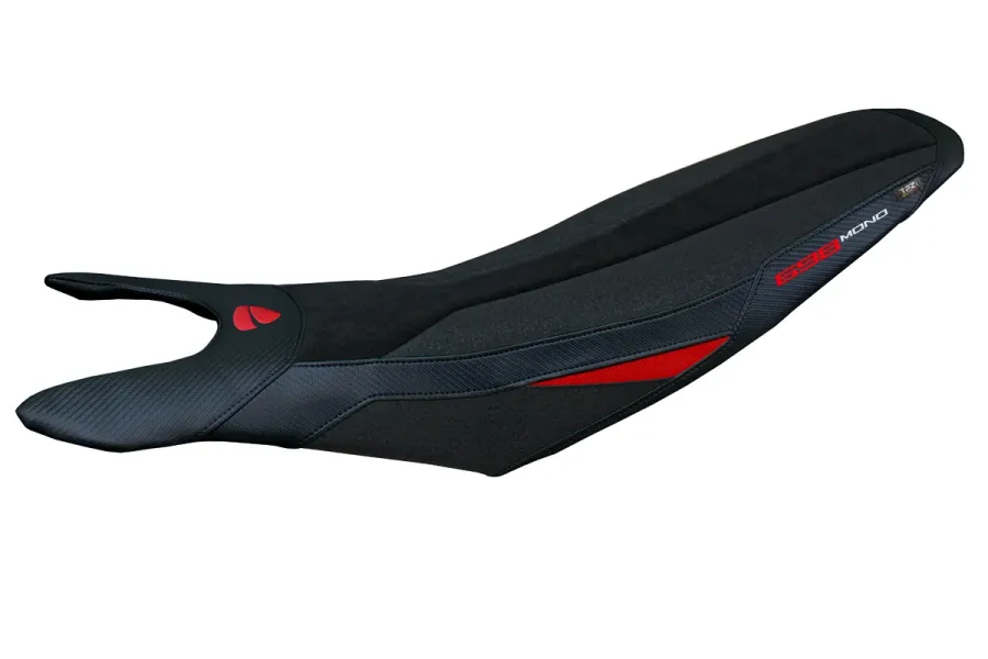 Sitzbezug kompatibel - Ducati Hypermotard 698 Mono  2024-2026 - mod Cairoli Velvet Ultragrip Comfort System