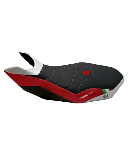 Housse de selle compatible - Ducati Hypermotard 796/1100/1100 EVO 2007 - 2012 - mod Ribe 2 Ultragrip