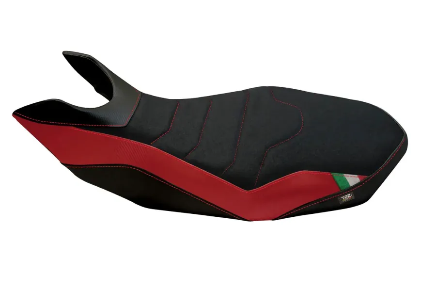 Seat cover compatible - Ducati Hypermotard 796 / 1100 / 1100 EVO 2007 - 2012 - mod Ribe 2 Ultragrip