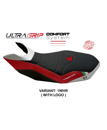 Housse de selle compatible - Ducati Hypermotard 796/1100/1100 EVO 2007 - 2012 - mod Medea 2 Comfort System