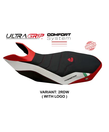 Seat cover compatible - Ducati Hypermotard 796 / 1100 / 1100 EVO 2007 - 2012 - mod Medea 2 Comfort System