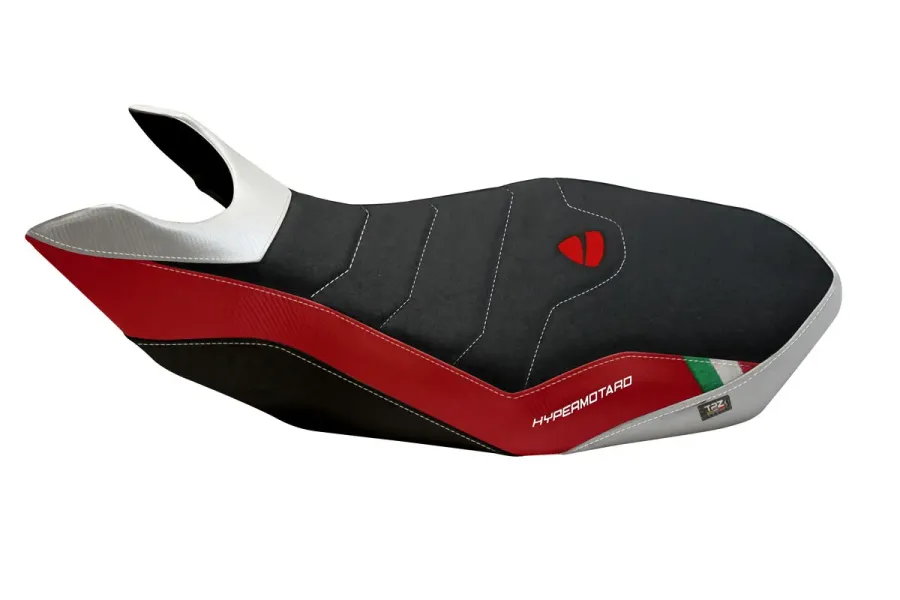 Housse de selle compatible - Ducati Hypermotard 796/1100/1100 EVO 2007 - 2012 - mod Medea 2 Comfort System