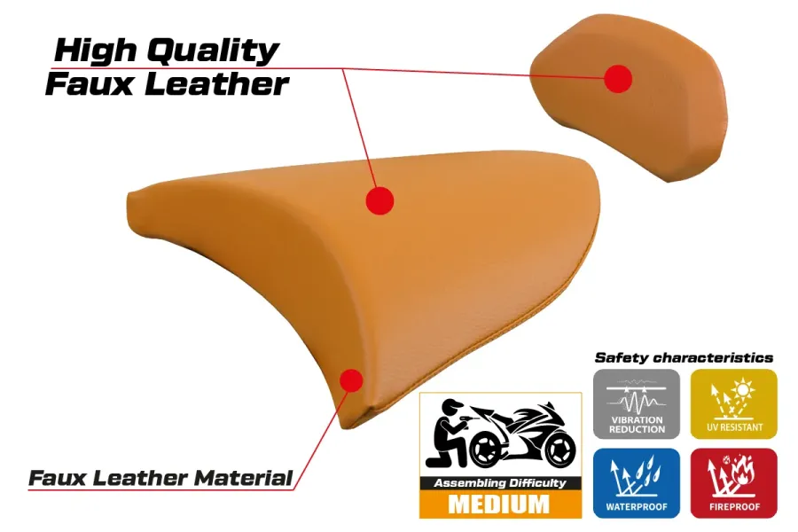 Housse de selle compatible - Ducati X Diavel 2016 - 2024 - mod Safa