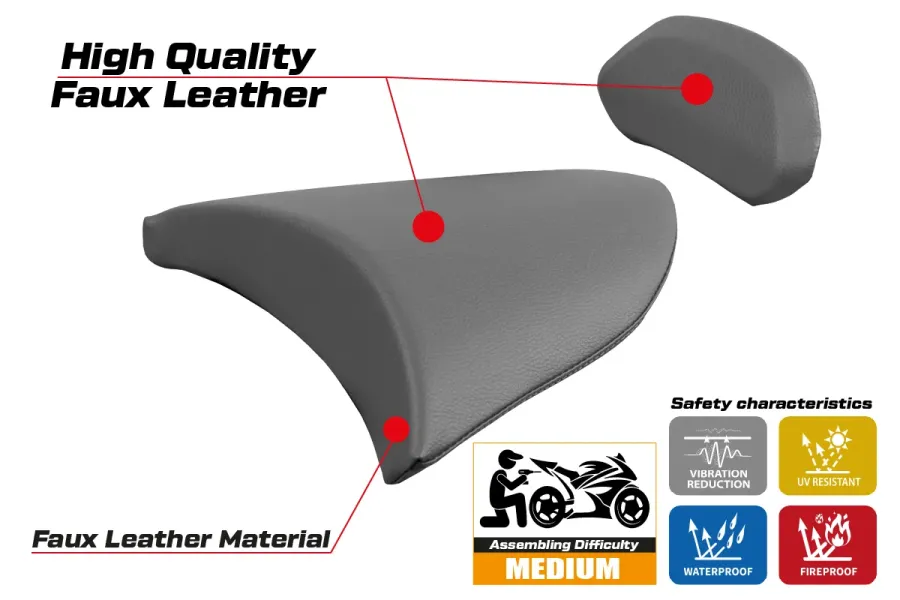 Rivestimento sella compatibile - Ducati X Diavel 2016 - 2024 - mod Safa
