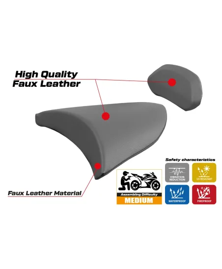 Funda de asiento compatible - Ducati X Diavel 2016 - 2024 - mod Safa