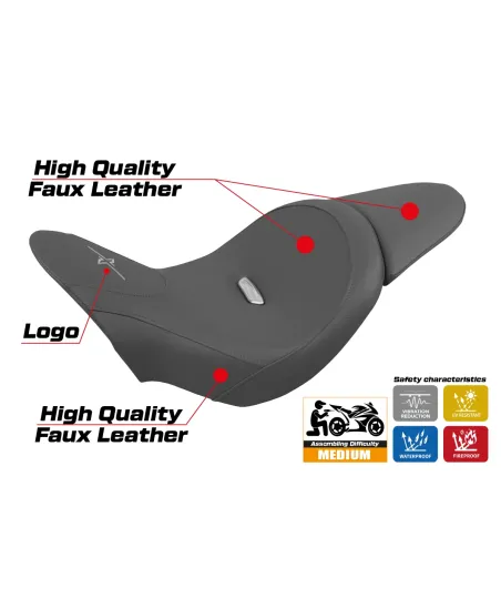 Seat cover compatible - Ducati X Diavel 2016 - 2024 - mod Dubai