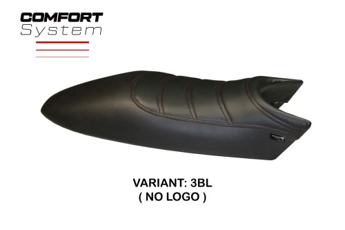 Sitzbezug kompatibel Ducati Monster (94-07) Total Black Comfort System Modell 2