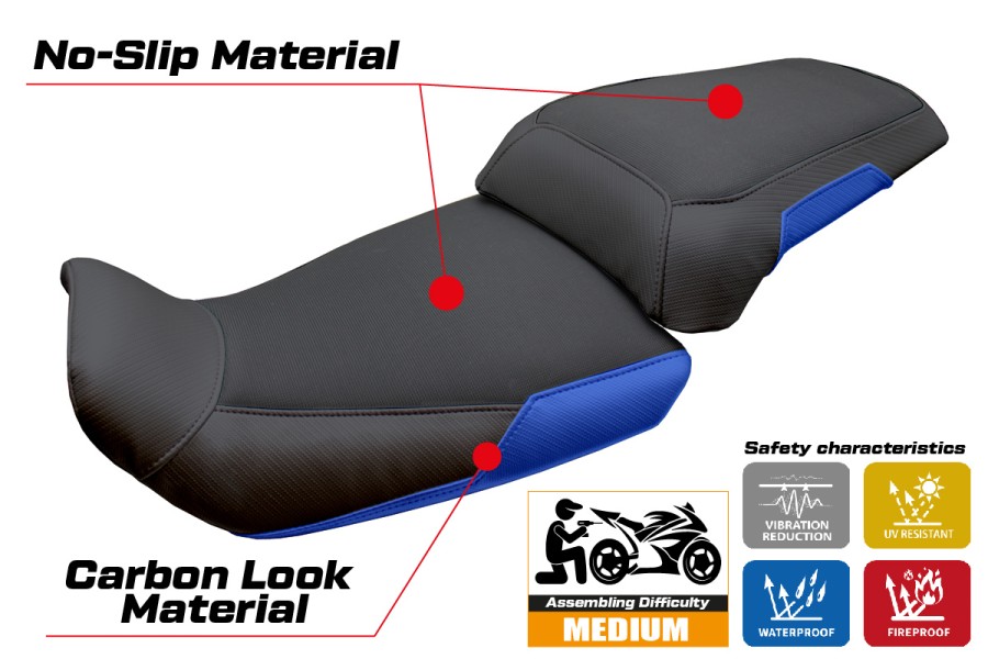Housse de selle compatible - CF Moto 800 MT Explorer 2022-2026 - mod Fira