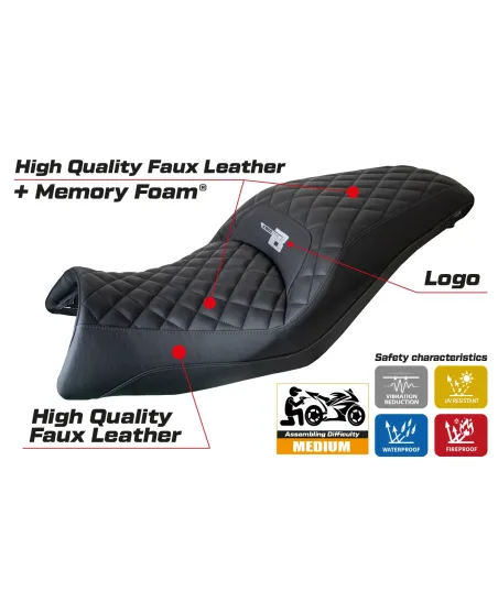 Seat cover compatible - BMW K 1600 B 2017-2026 - mod Brema Comfort System