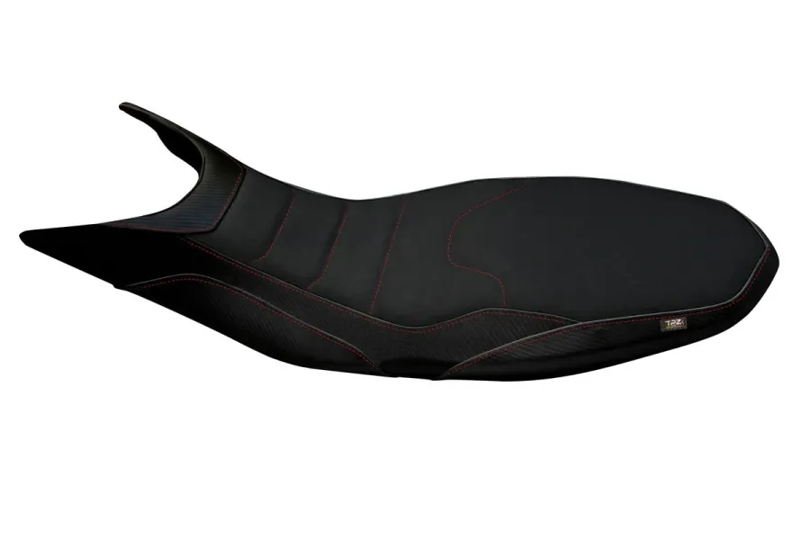 Funda de asiento compatible - Ducati Hypermotard 821/939 2013 - 2018 - mod Megara 1 Ultragrip