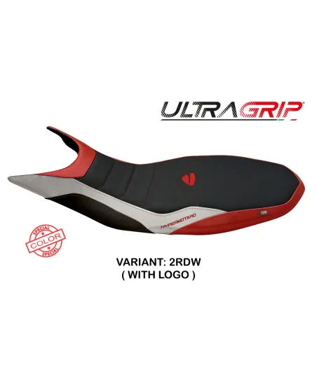 Sitzbezug kompatibel - Ducati Hypermotard 821/939 2013 - 2018 - mod Megara 1 Ultragrip