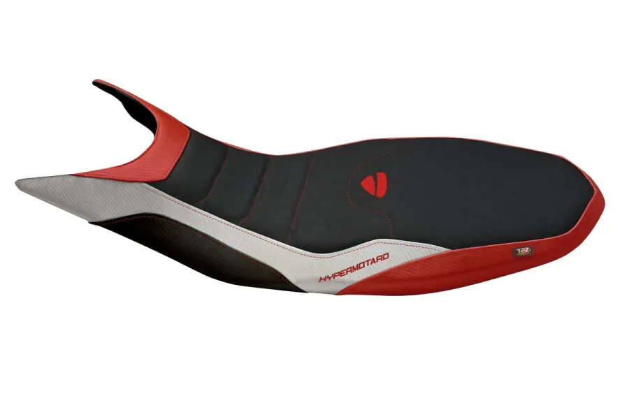 Sitzbezug kompatibel - Ducati Hypermotard 821/939 2013 - 2018 - mod Megara 1 Ultragrip