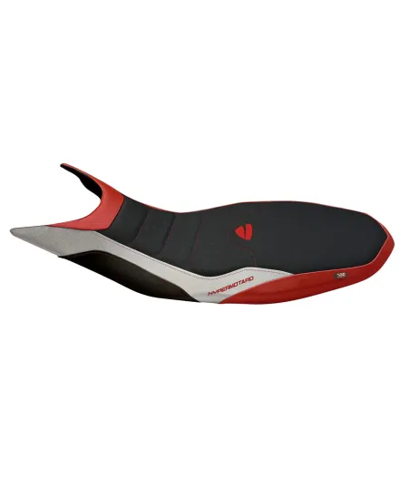 Funda de asiento compatible - Ducati Hypermotard 821/939 2013 - 2018 - mod Megara 1 Ultragrip