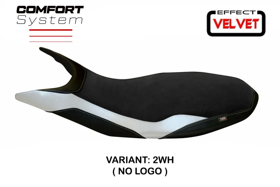 Sitzbezug kompatibel Ducati Hypermotard 821/939 (13-18) Modell Varna 1 Velvet comfort system