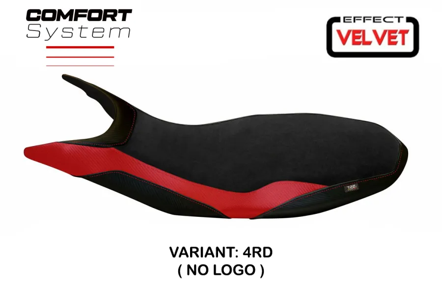 Sitzbezug kompatibel Ducati Hypermotard 821/939 (13-18) Modell Varna 1 Velvet comfort system