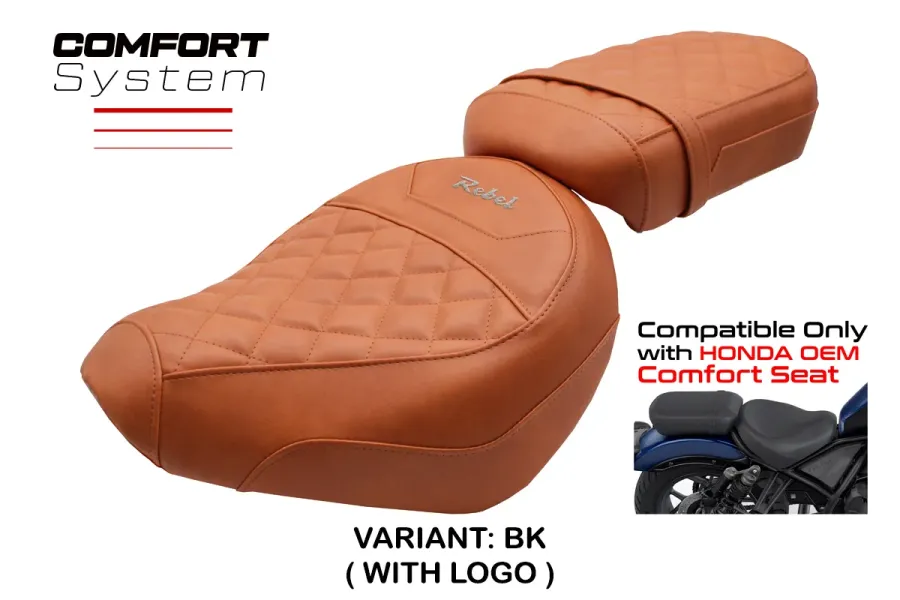 Housse de selle compatible - Honda CMX 1100 Rebel 2022-2026 - mod Iksan Comfort System