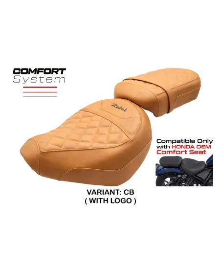 Housse de selle compatible - Honda CMX 1100 Rebel 2022-2026 - mod Iksan Comfort System