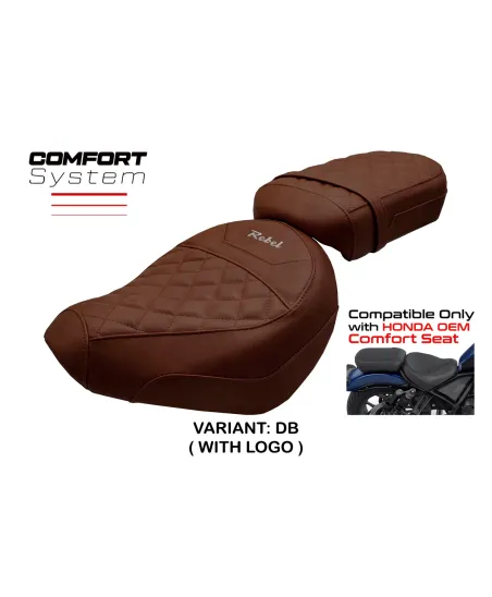 Funda de asiento compatible - Honda CMX 1100 Rebel 2022-2026 - mod Iksan Comfort System