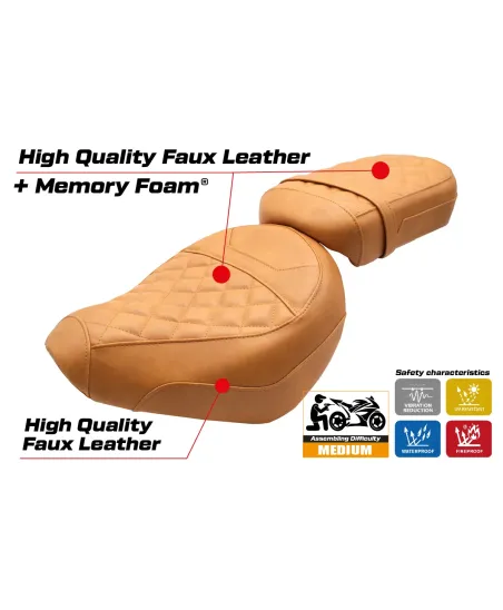 Seat cover compatible - Honda CMX 1100 Rebel 2022-2026 - mod Iksan Comfort System