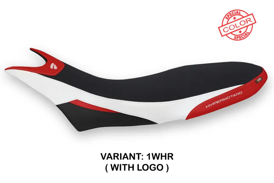 Housse de selle compatible - Ducati Hypermotard 950 2019-2025 - mod Cuba 1
