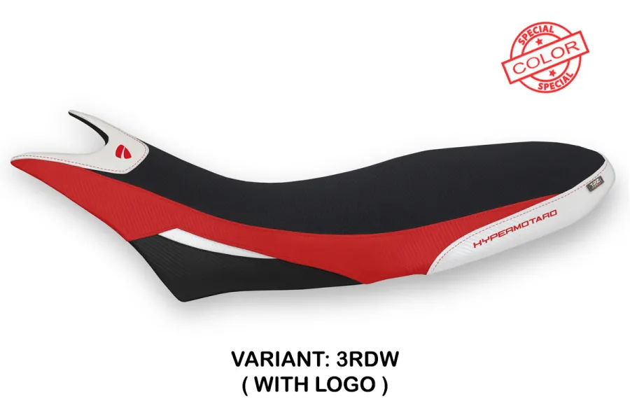 Seat cover compatible - Ducati Hypermotard 950 2019-2025 - mod Cuba 1