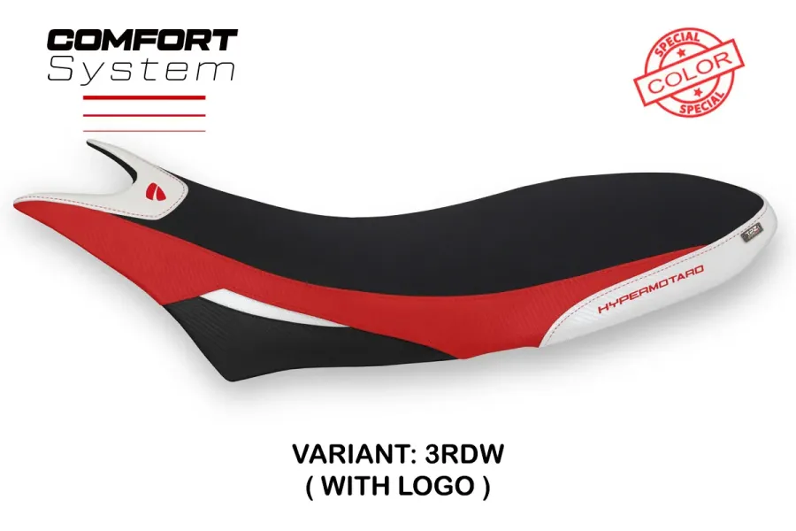Sitzbezug kompatibel - Ducati Hypermotard 950 2019-2025 - mod Orlando 1 Comfort System