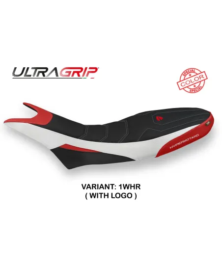 Seat cover compatible - Ducati Hypermotard 950 2019-2025 - mod Luna 1 Ultragrip