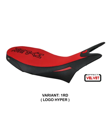 Housse de selle compatible Ducati Hypermotard 950 (19-22) modèle Hyperconcept Velvet