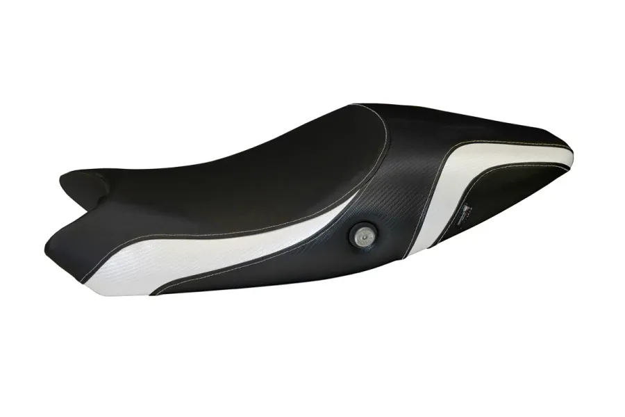 Sitzbezug kompatibel - Ducati Monster 696/796 2008 - 2014 - mod Logos Carbon Colat