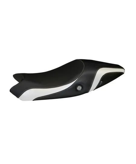 Housse de selle compatible - Ducati Monster 696/796 2008 - 2014 - mod Logos Carbon Colat