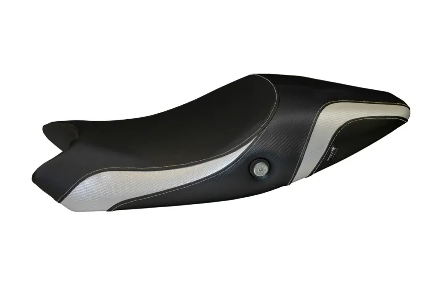 Sitzbezug kompatibel - Ducati Monster 696/796 2008 - 2014 - mod Logos Carbon Colat