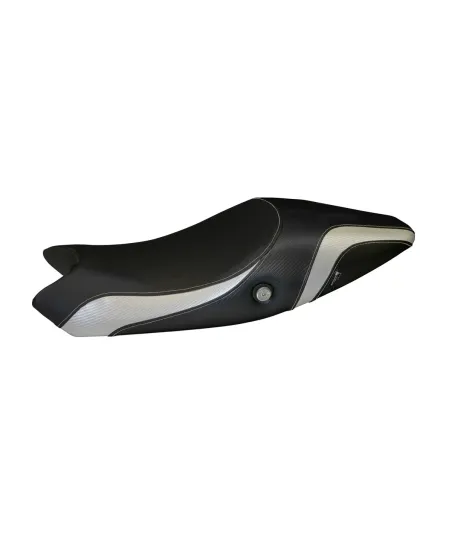 Housse de selle compatible - Ducati Monster 696/796 2008 - 2014 - mod Logos Carbon Colat