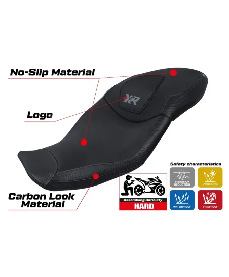 Funda de asiento compatible - BMW S 1000 XR 2020 - 2023 - mod Dresden