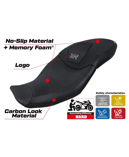 Seat cover compatible - BMW S 1000 XR 2020 - 2023 - mod Dresden Comfort System