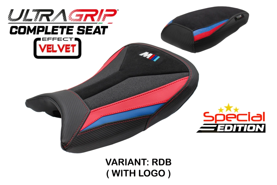 Asiento completo compatible - BMW S 1000 RR 2019-2026 - mod Varel Velvet Special Edition