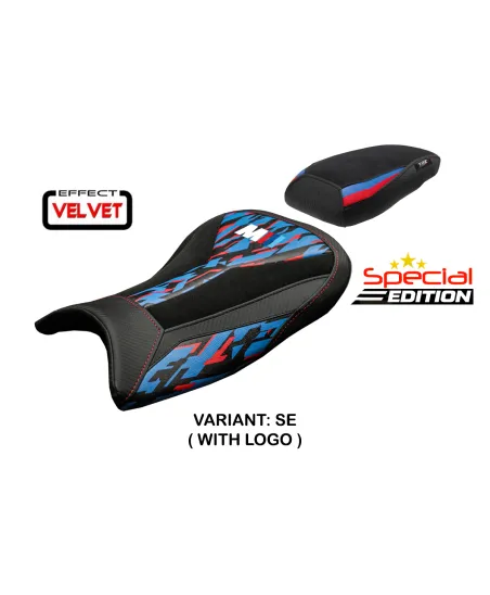 Housse de selle compatible - BMW S 1000 RR 2019-2026 - mod Special Edition Velvet