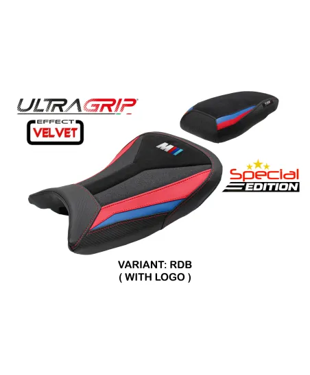 Funda de asiento compatible - BMW S 1000 RR 2019-2026 - mod Special Edition Velvet