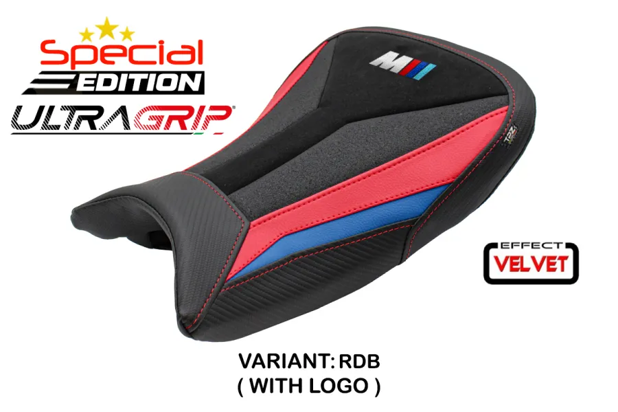 Housse de selle compatible - BMW M 1000 RR 2021 - 2022 - mod Special edition Velvet