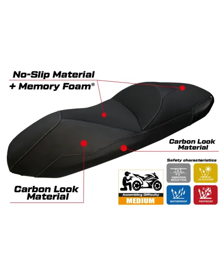 Sitzbezug kompatibel - Honda Forza 350 2022-2026 - mod Okura Comfort System