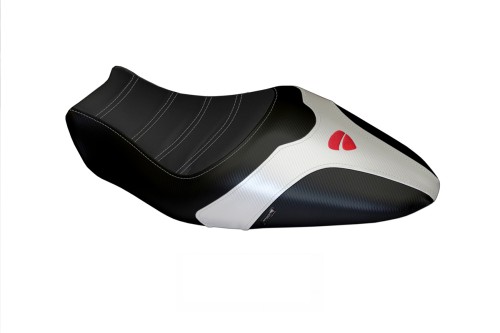 Housse de selle compatible Ducati Monster 821/1200 (14-16) modèle Rovigo 1