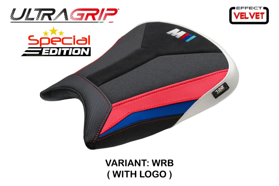 Funda de asiento compatible - BMW M 1000 RR 2023-2026 - mod Melk Special Edition