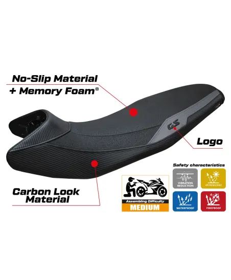 Seat cover compatible - BMW F 900 GS 2024-2026 - mod Nemo Heating Comfort System