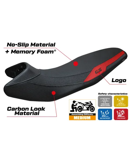 Sitzbezug kompatibel - BMW F 900 GS 2024-2026 - mod Nemo Heating Comfort System